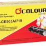 Картридж Colouring CE505A/ 719 для принтеров HP LaserJet P2030/ P2035/ P2050/ P2055/ P2055D/ P2055DN/ Canon LBP 6300dn/ 6650dn/ MF5840dn/ 5880dn/ MF5940 Черный 2300 копий