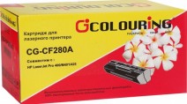 Картридж Colouring CF280A для принтеров HP LaserJet Pro 400/ M401/ 425 Черный 2700 копий