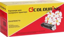 Картридж Colouring Q7553A/ 715 для принтеров HP LaserJet P2010/ P2014/ P2015/ 2015d/ 2015n/ M2727/ M2727nf / M2727nfs/ Canon LBP-3310/ 3370 Черный 3000 копий
