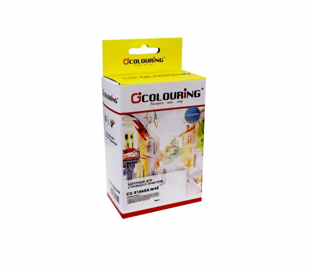 Картридж Colouring CG-51645AE №45 для принтеров HP DJ710C/ 712C/ 720C/ 722C/ Cse/ Cxi/ 880C/ 882C/ 890CSe/ 930C/ 970CSe/ 980C водный
